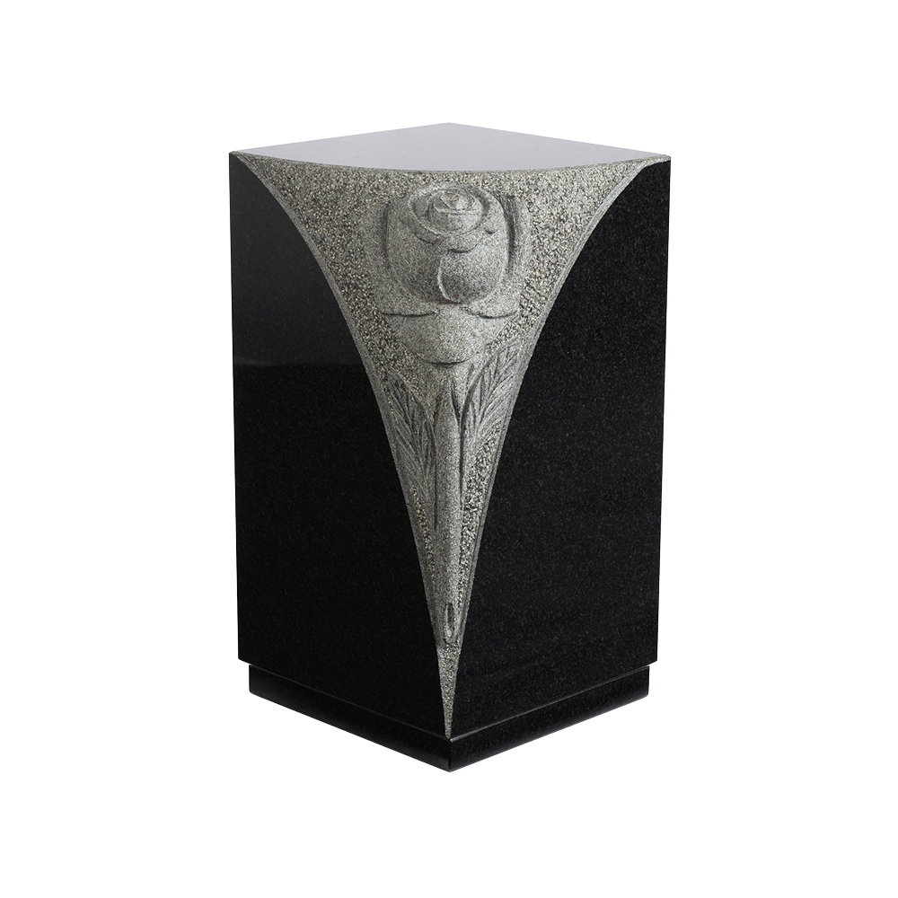 Urne funéraire gris fleur